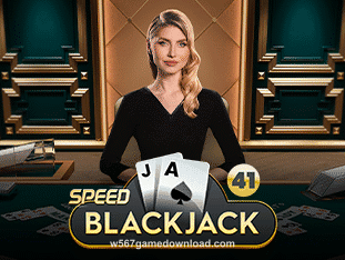 Speed Blackjack 41 Table Game Screenshot